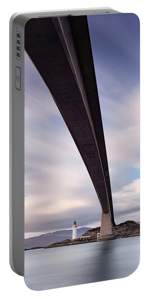 Isle Of Skye Bridge Portable Battery Charger featuring the photograph Under the Skye bridge by Grant Glendinning