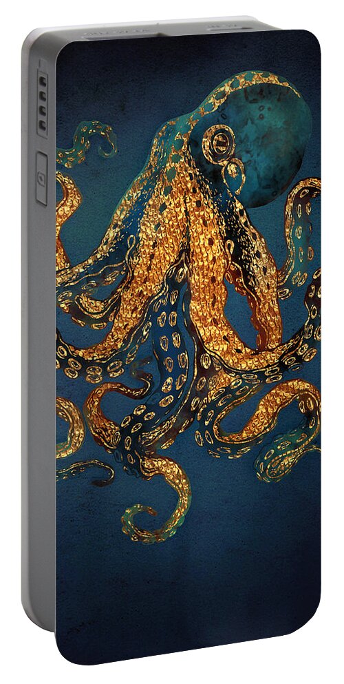 Water Portable Battery Charger featuring the digital art Underwater Dream IV by Spacefrog Designs