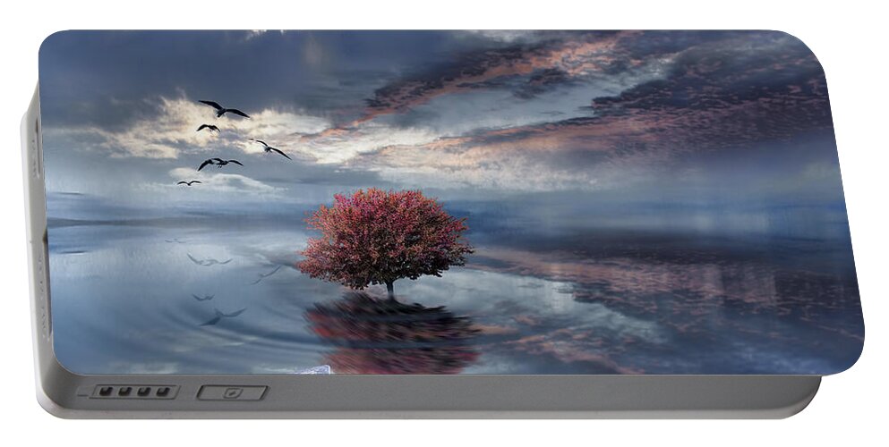 Tree Symbolical Portable Battery Charger featuring the photograph Unfathomable by Lourry Legarde