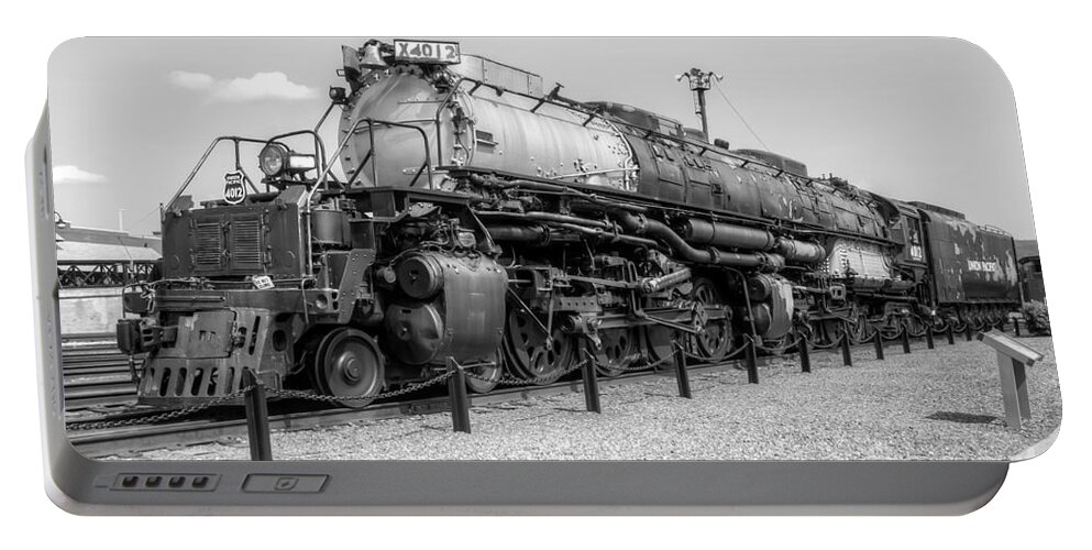 Trains Portable Battery Charger featuring the photograph Union Pacific 4012 by Anthony Sacco