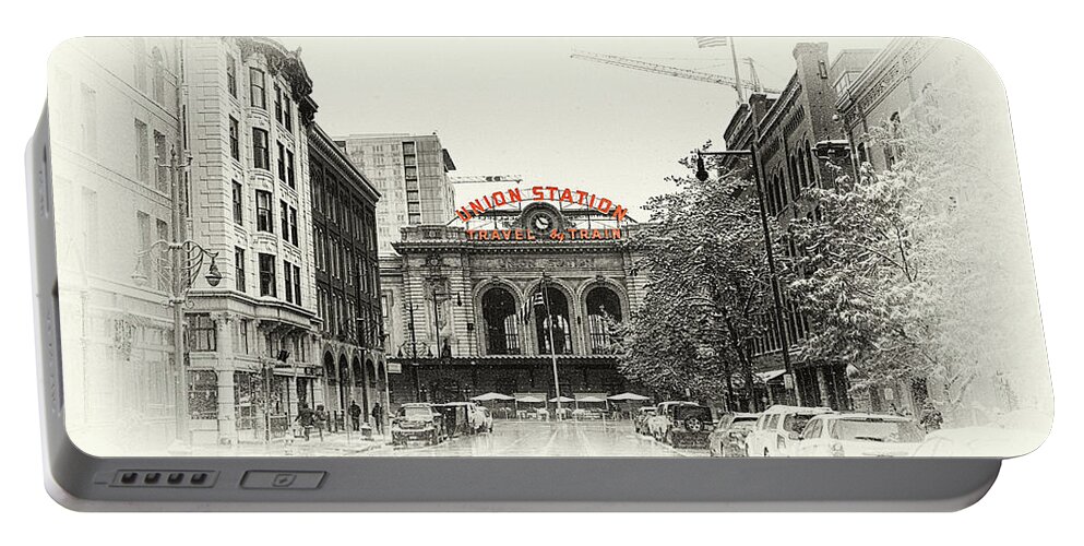 Union Station Portable Battery Charger featuring the photograph Union Station by Susan Rissi Tregoning