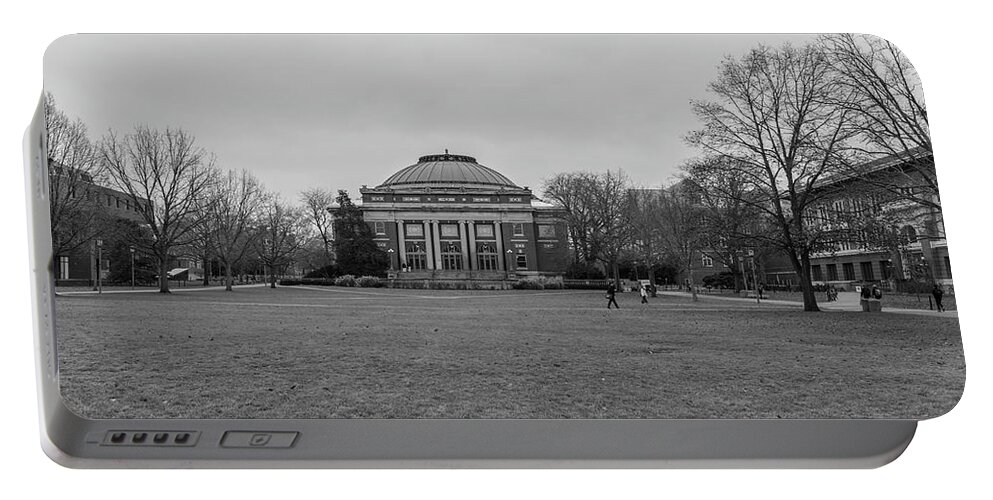 Big Ten Portable Battery Charger featuring the photograph university of Illinois Foellinger Auditorium by John McGraw