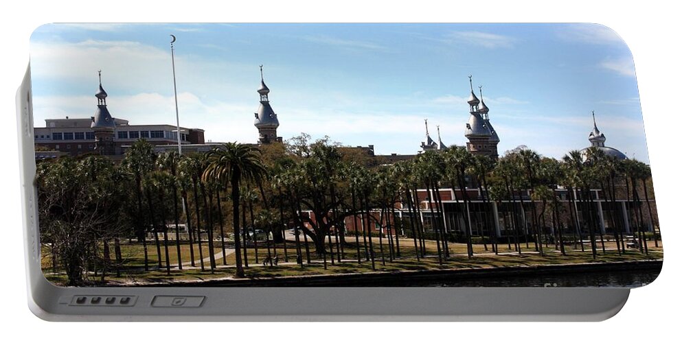 Tampa Portable Battery Charger featuring the photograph University of Tampa by Carol Groenen