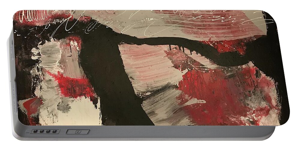 Romance Portable Battery Charger featuring the painting Untitled by Fereshteh Stoecklein