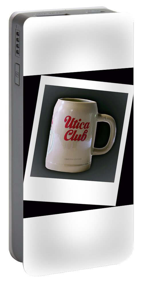 Utica Portable Battery Charger featuring the photograph Utica Club by Mim White