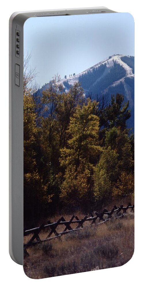 Autumn Portable Battery Charger featuring the photograph Valley Foliage by John Schneider