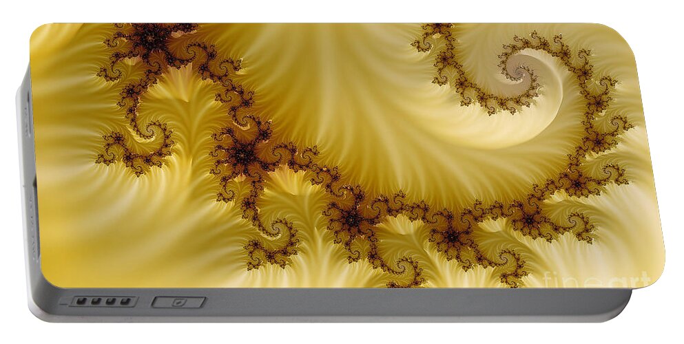 Clay Portable Battery Charger featuring the digital art Valleys by Clayton Bruster