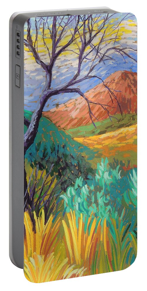 Van Gogh Portable Battery Charger featuring the pastel Van Gogh in theFranklins by Candy Mayer