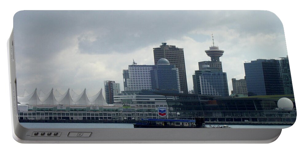 Vancouver Portable Battery Charger featuring the photograph Vancouver Harbour by Mary Mikawoz