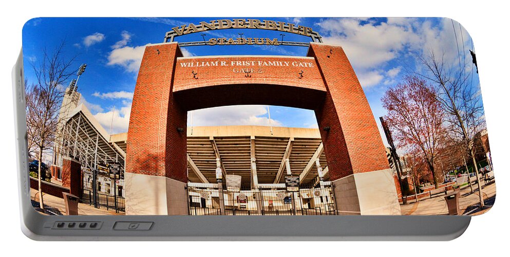 Vanderbilt Stadium Portable Battery Charger featuring the photograph Vanderbilt Stadium by Lisa Wooten