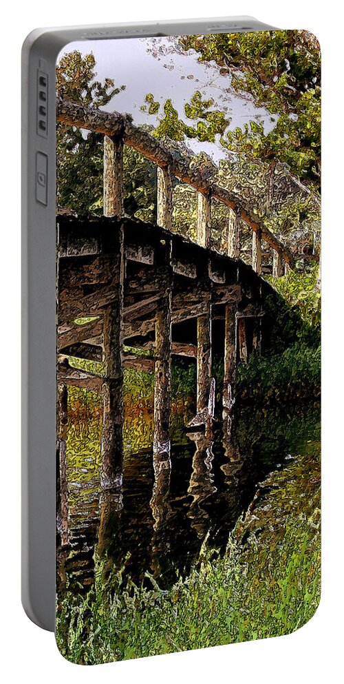 Landscape Portable Battery Charger featuring the photograph Venetian Bridge by James Rentz