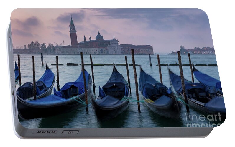 Venice Portable Battery Charger featuring the photograph Venice Dawn III by Brian Jannsen
