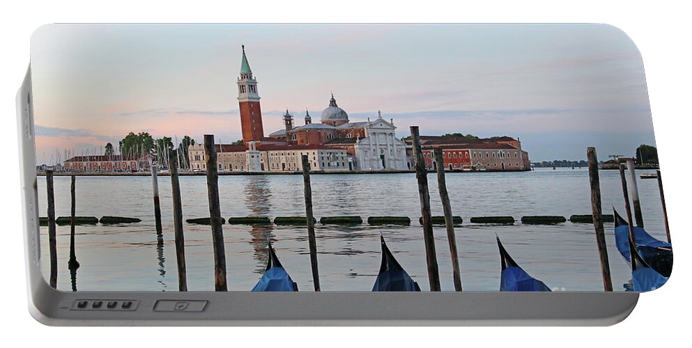 Venice Portable Battery Charger featuring the photograph Venice Sunrise 9104 by Jack Schultz