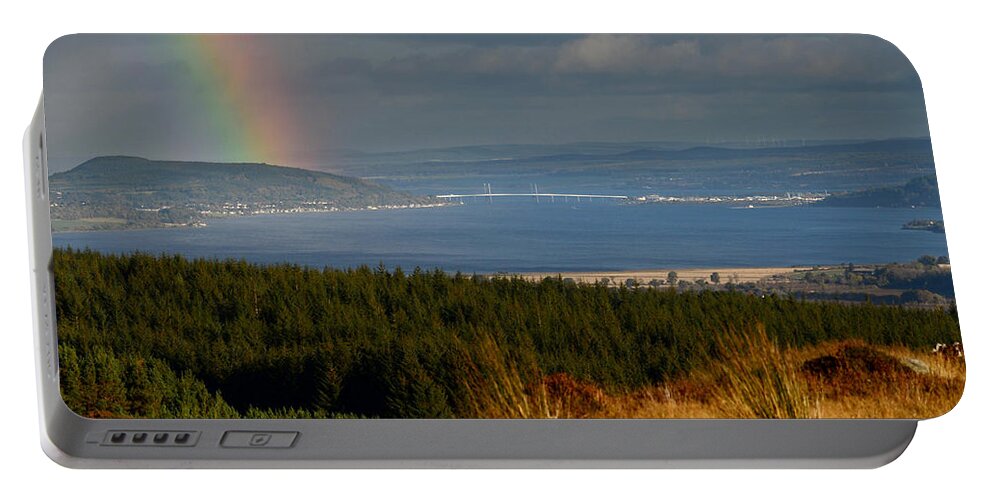 Beauly Firth Portable Battery Charger featuring the photograph View Down the Beauly Firth by Gavin MacRae
