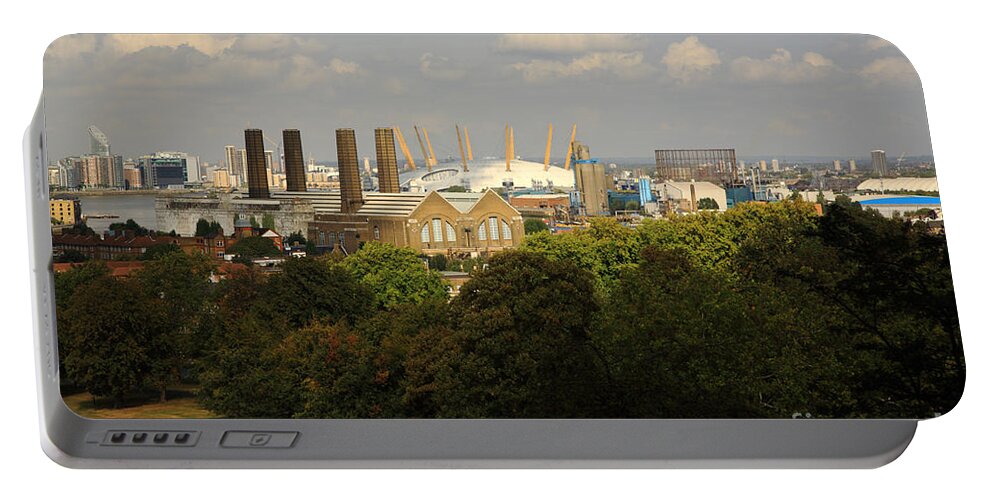 Architecture Portable Battery Charger featuring the photograph View from Greenwich Park by Deborah Benbrook