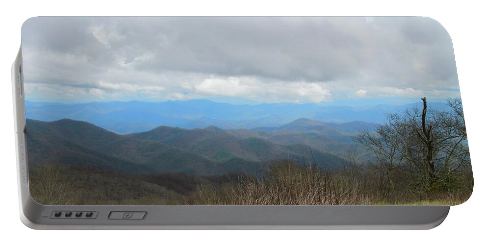 Nantahala National Forest Portable Battery Charger featuring the photograph View From Silers Bald 2015d by Cathy Lindsey