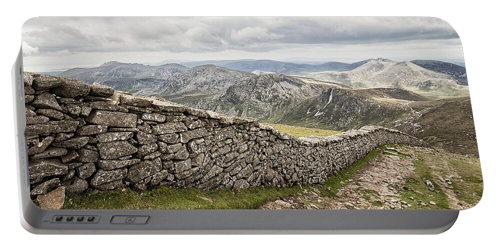 Donard Portable Battery Charger featuring the photograph View from Slieve Donard by Nigel R Bell