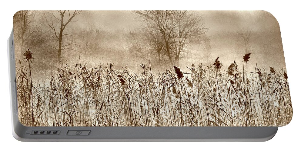 Animals Portable Battery Charger featuring the photograph View From The Blind by Skip Willits