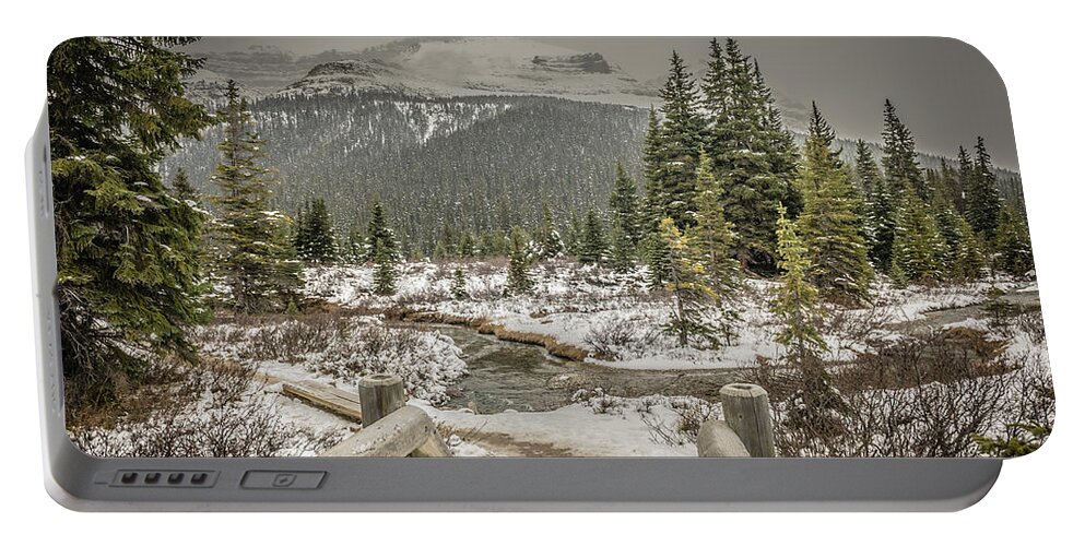 Bridge Portable Battery Charger featuring the photograph View from the bridge by Bill Howard