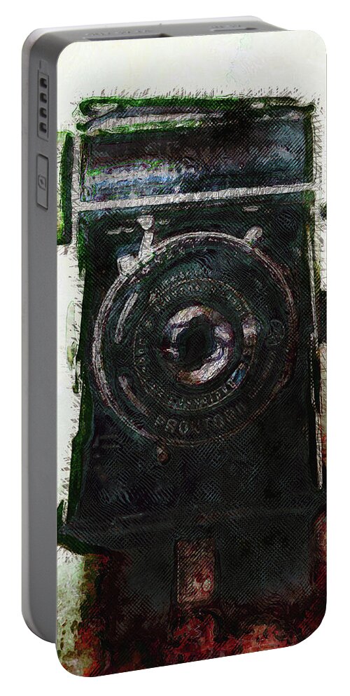 Photography Portable Battery Charger featuring the photograph Vintage Camera by Phil Perkins