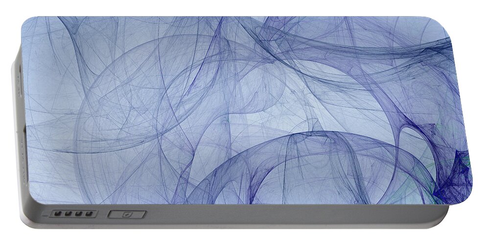 Art Portable Battery Charger featuring the digital art Virtus Repulsae Nescia by Jeff Iverson