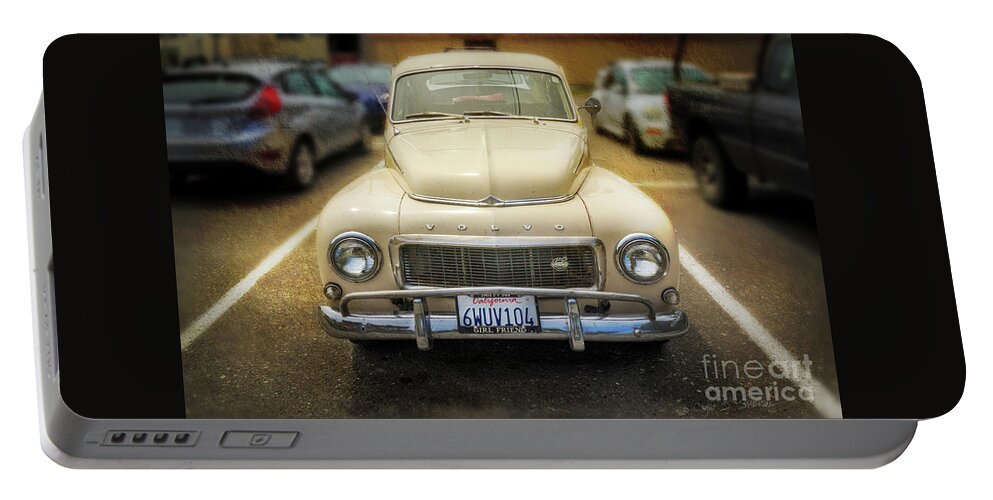 Tranquility Portable Battery Charger featuring the photograph Volvo, the California Girlfriend by Craig J Satterlee