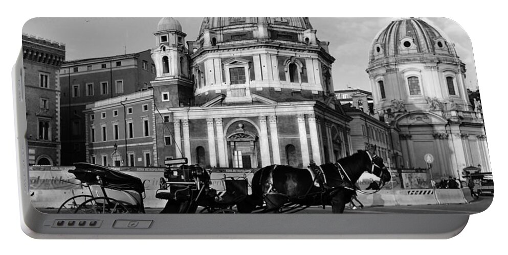 Walking Portable Battery Charger featuring the photograph Walking around the city of Rome by Stefano Senise