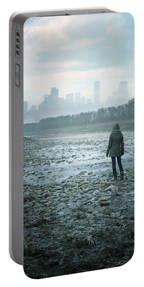 Wandering Portable Battery Charger featuring the photograph Wanderer by Cambion Art