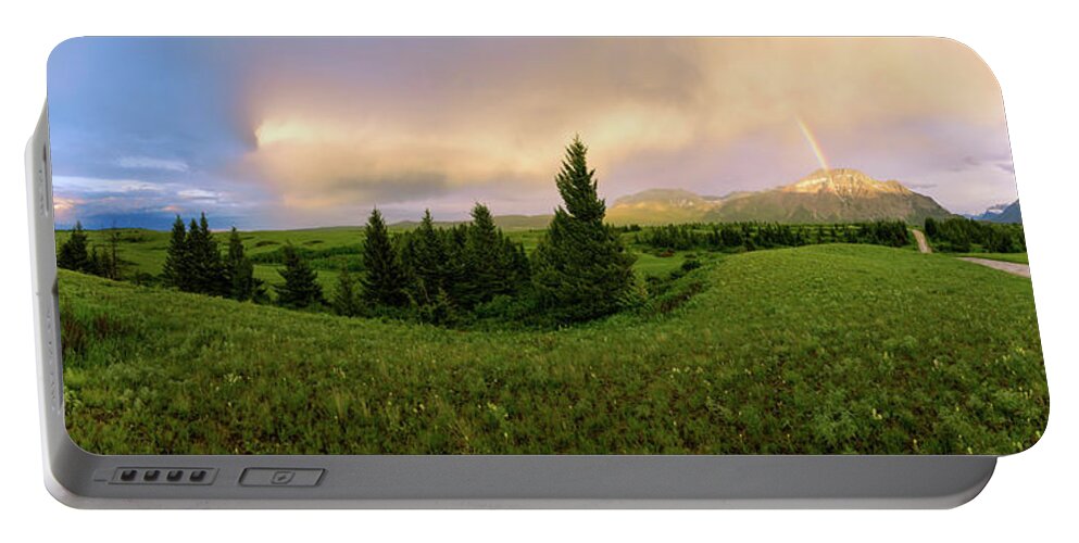 Warm The Soul Portable Battery Charger featuring the photograph Warm the Soul Panorama by Chad Dutson