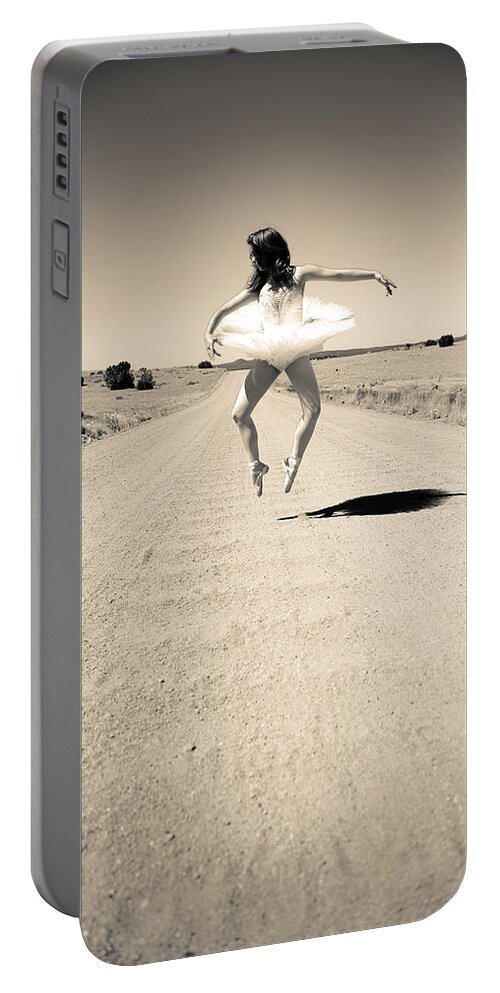 Tutu Portable Battery Charger featuring the photograph Washboard ballet by Scott Sawyer