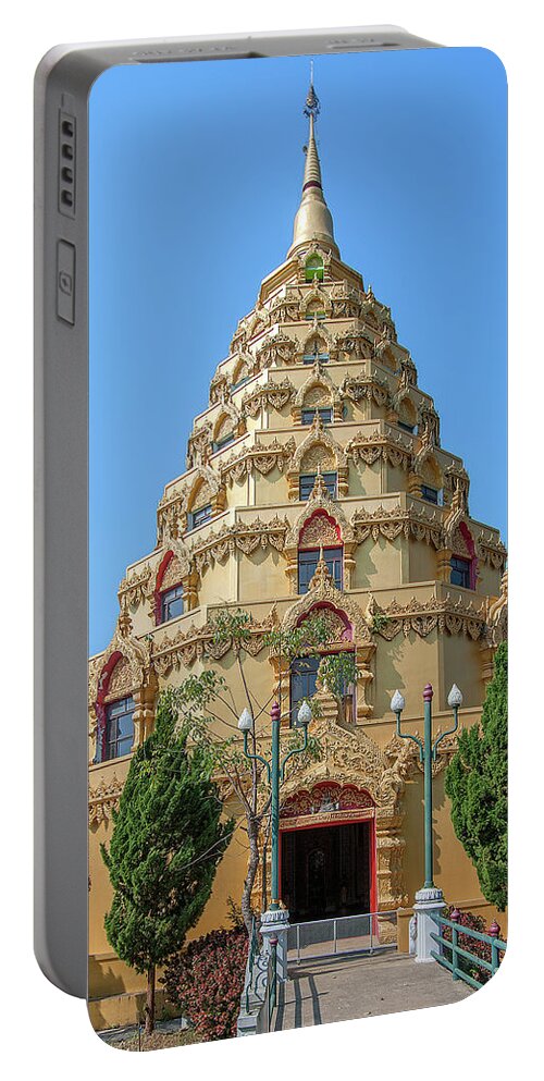 Scenic Portable Battery Charger featuring the photograph Wat Nong Bua Worawet Wisit Phra Chedi City of Nirvana DTHCM2088 by Gerry Gantt