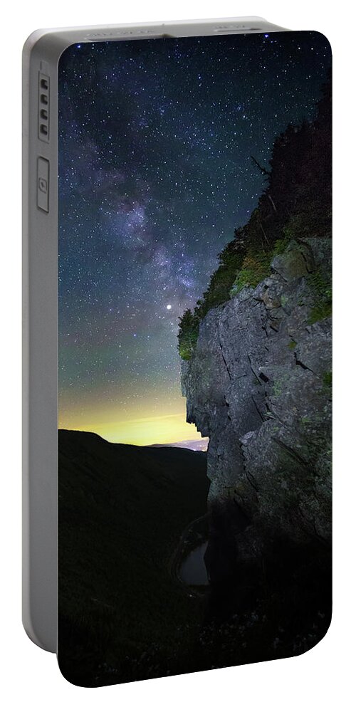 Watcher Portable Battery Charger featuring the photograph Watcher Milky Way by Chris Whiton