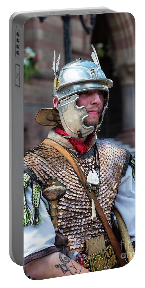 Architecture Portable Battery Charger featuring the photograph Watching the Borders of the Empire by Brenda Kean