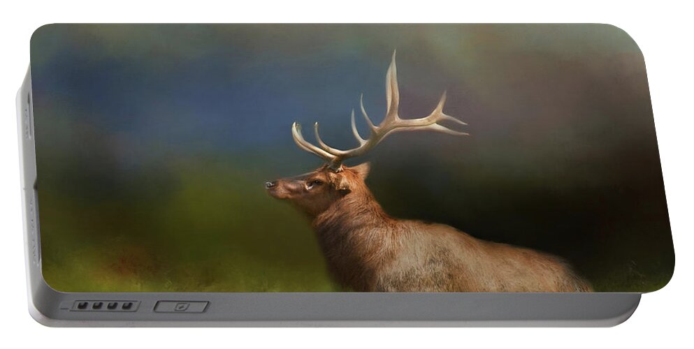 Animal Portable Battery Charger featuring the photograph Watching Over Them by Lana Trussell