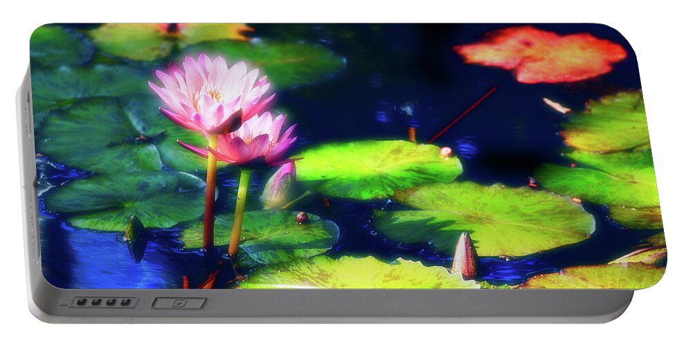 Water Lily Portable Battery Charger featuring the photograph Water Lilies by Harry Spitz