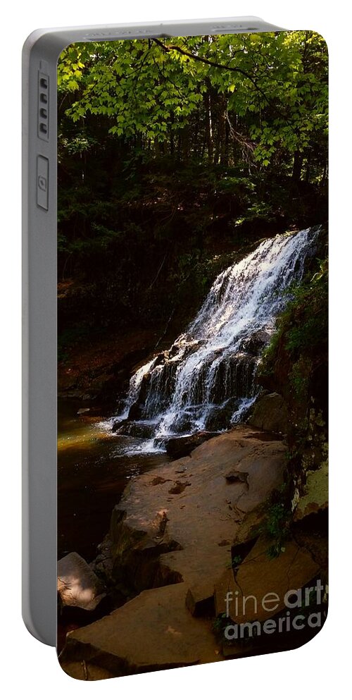  Portable Battery Charger featuring the photograph Water path by Raymond Earley
