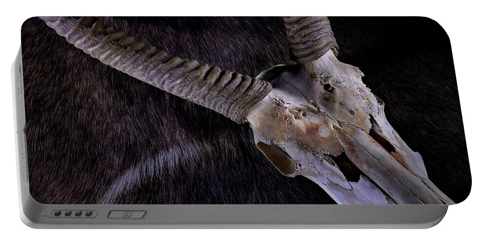 Africa Portable Battery Charger featuring the photograph Waterbuck Criss Cross by David Andersen