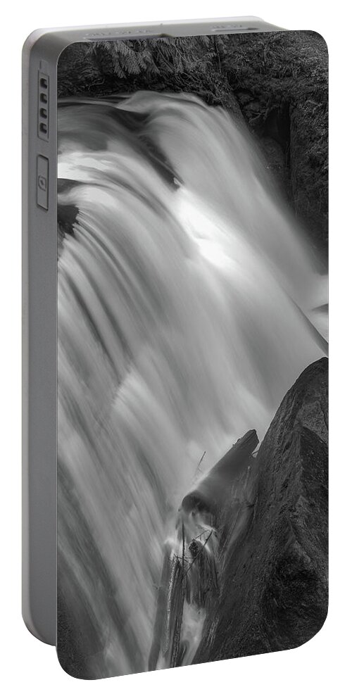 Waterfall Portable Battery Charger featuring the photograph Waterfall 1577 by Chris McKenna