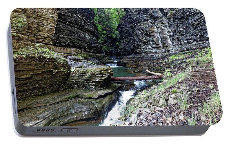 Watkins Glen Portable Battery Charger featuring the photograph Watkins Glen by Doolittle Photography and Art