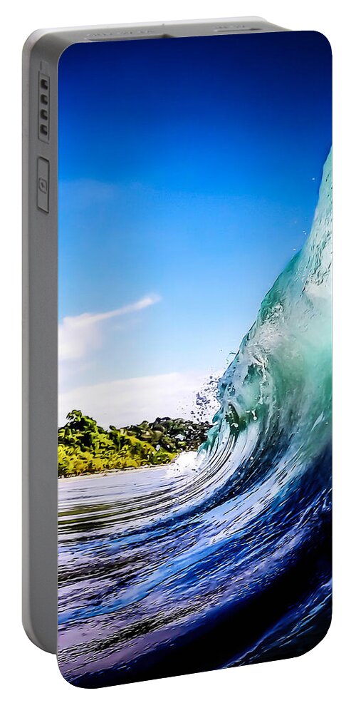 Wave Portable Battery Charger featuring the photograph Wave Wall by Nicklas Gustafsson