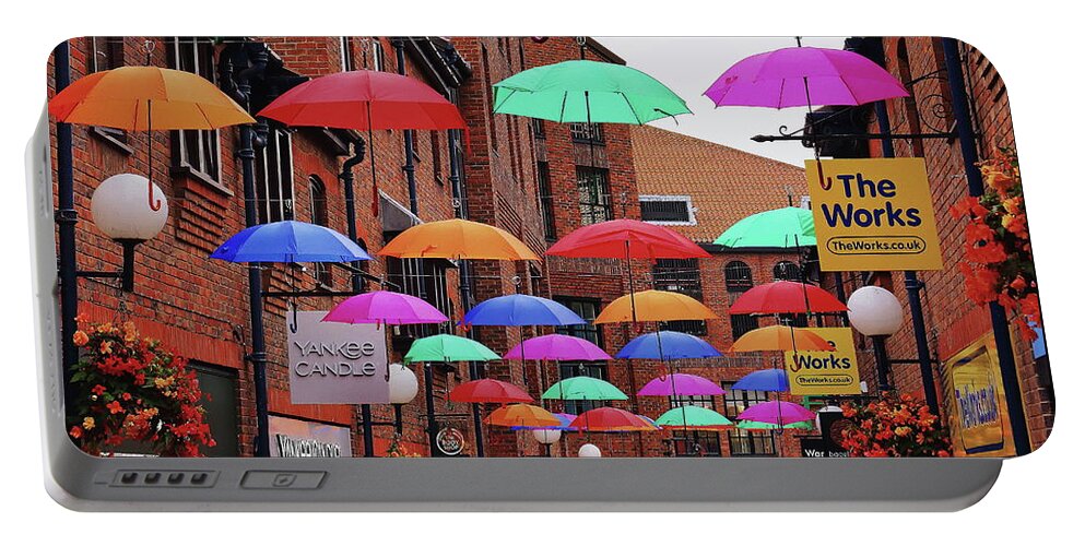 Street Portable Battery Charger featuring the photograph We Shall Have Rain by Jeff Townsend