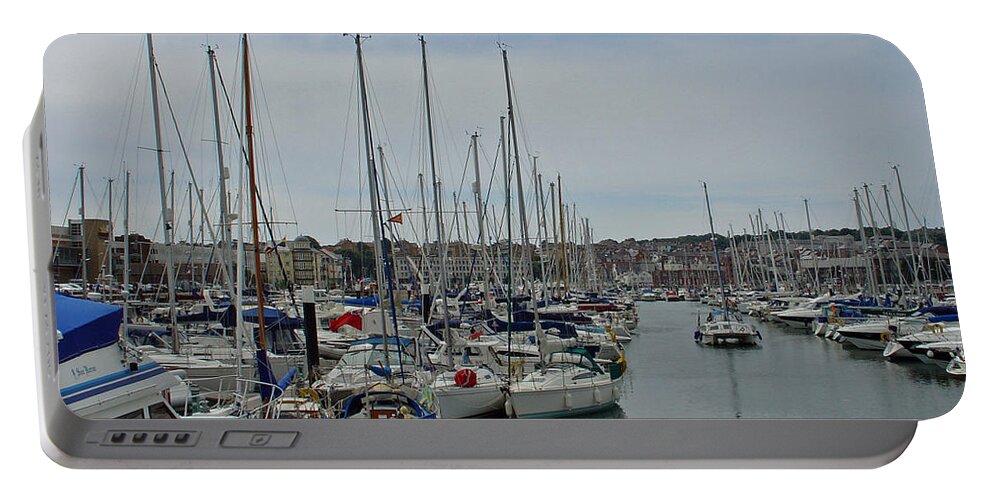 Europe Portable Battery Charger featuring the photograph Weymouth Marina by Rod Johnson