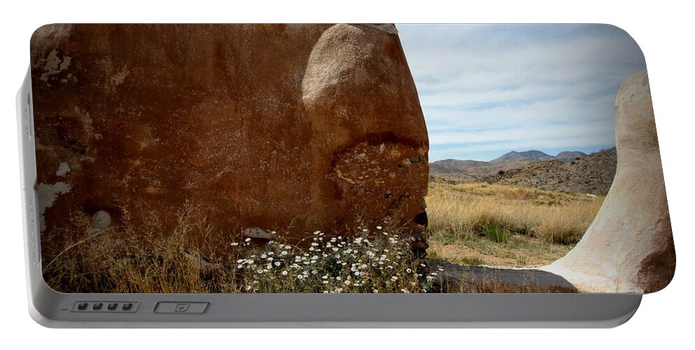 Fort Portable Battery Charger featuring the photograph Where Have All The Flowers Gone by Joe Kozlowski