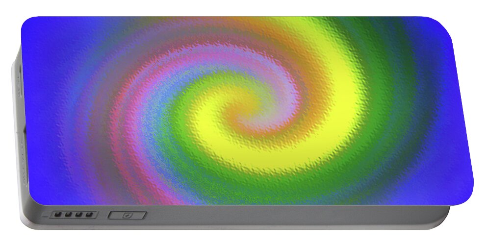 Rippling Energy Portable Battery Charger featuring the digital art Whimsical #110 by Barbara Tristan