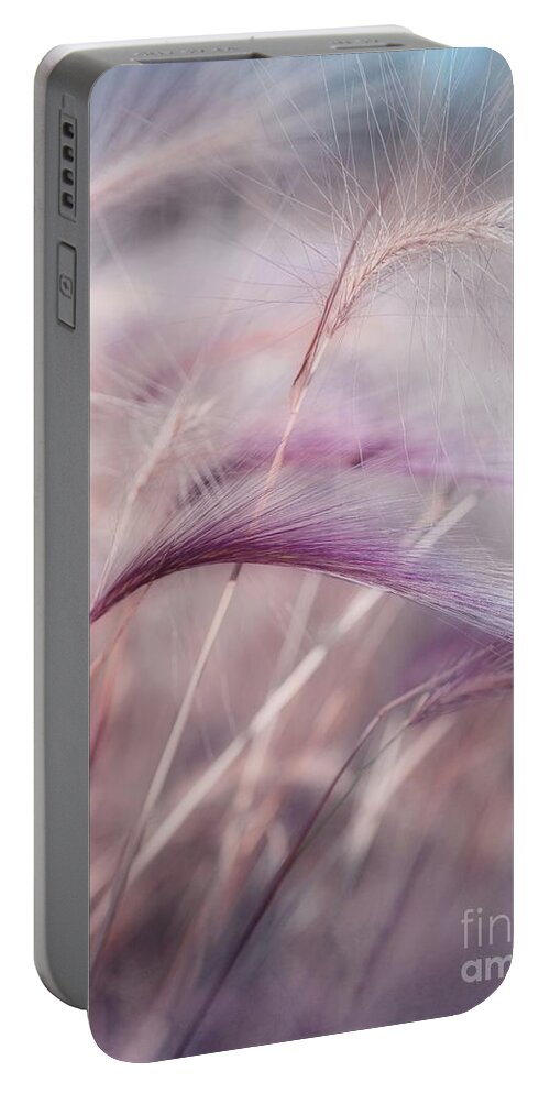 Barley Portable Battery Charger featuring the photograph Whispers In The Wind by Priska Wettstein