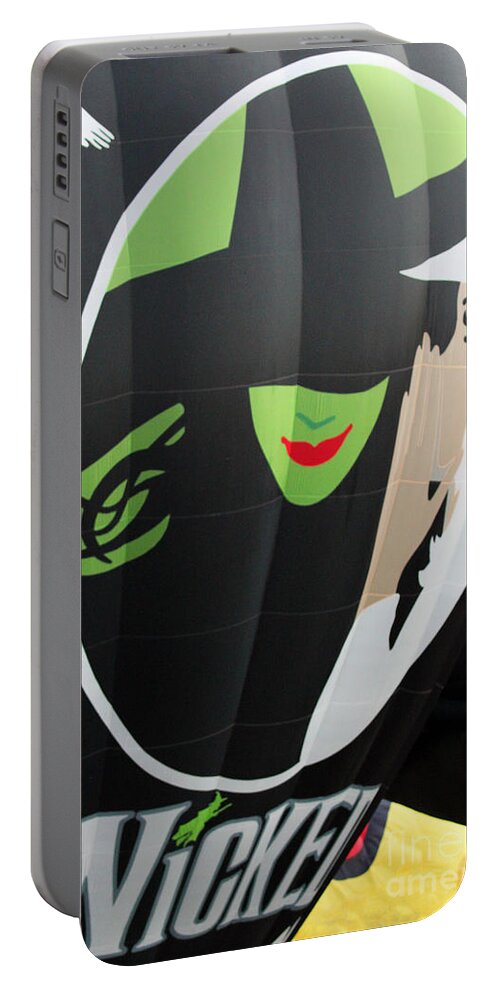 Hot Air Balloon Portable Battery Charger featuring the photograph Wicked by Jennifer Robin
