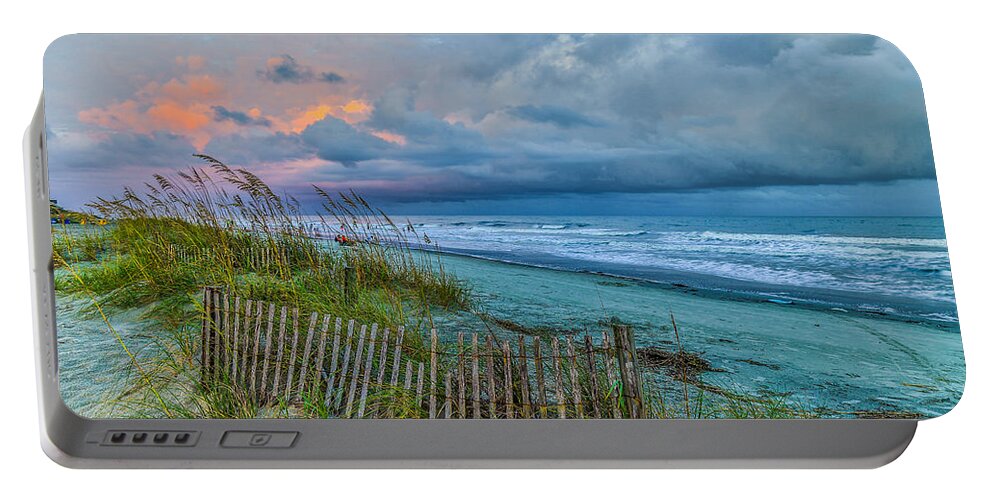 Wild Dunes Portable Battery Charger featuring the photograph Wild Dunes Serenity by Donnie Whitaker