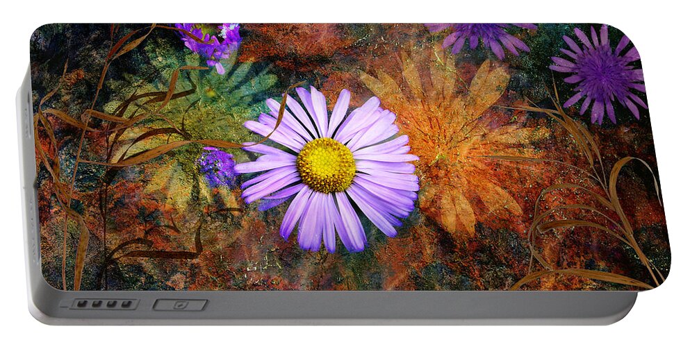 Flower Portable Battery Charger featuring the photograph Wildflowers by Ed Hall