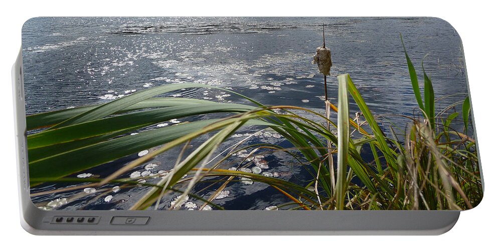 Nature Portable Battery Charger featuring the photograph Wind and Water by Ruth Kamenev
