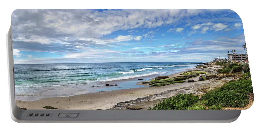 Beach Portable Battery Charger featuring the photograph Windansea Wonderful by Peter Tellone
